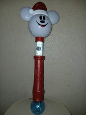 Disney Parks Santa Mickey Mouse Lights And Bubble Wand Lights Up