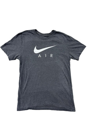 Nike Men's T-Shirt Gray S Short Sleeve Cotton Crew Neck HO19047PBR