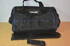 TRILINK Chainsaw Heavy Duty Hard Bottom Carry Zip Case Bag + Strap + Scabbard