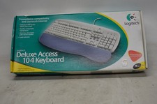 Logitech Deluxe Access 104 Keyboard New Unused 