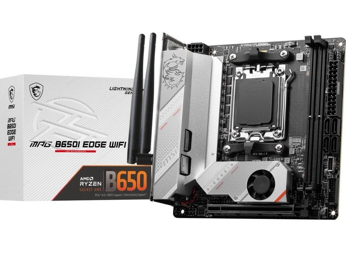 MSI B650I EDGE WIFI （動作品、ジャンク扱い）itx am5 Amazon.com: MSI MPG B650I EDGE WIFI AMD AM5 M-ITX Motherboard, 2x
