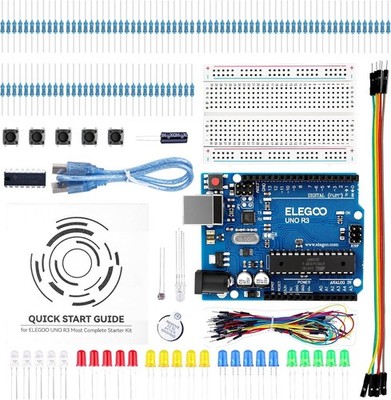 ELEGOO Basic Starter Kit Deutsch R3 Mikrocontroller Board 38 Teile Arduino Pi