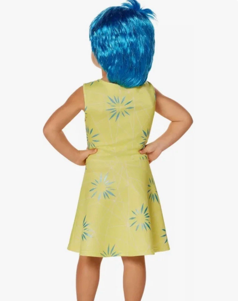Disfraz Joy Classic Inside Out Disney Pixar Halloween Niño 2 piezas Talla 5/6 Foto 2 de 3