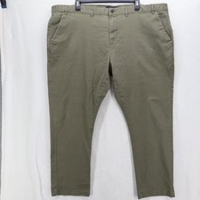 Bad Rhino Mens Olive Green Stretch Chino Pants Size 52 Style 204903 Casual Work