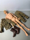 G.I. JOE 1964 Hasbro Vintage Action Figure 12 Inch Soldier Camo Outfit Boots
