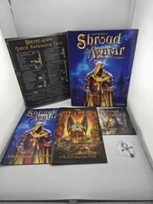 Lord British Shroud of the Avatar FORSAKEN VIRTUES big box pc cloth map