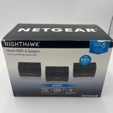 NETGEAR Nighthawk Mesh WiFi 6 System AX3000 Advanced Whole Home WiFi