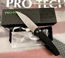 Pro Tech 5301 Malibu Black aluminum 3.5" wharncliffe Magnacut - NEW In Box