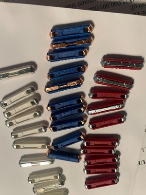 VW Fuse 8 16 25 Amp Fuses 10 of EACH Torpedo Mercedes bullet type fuses