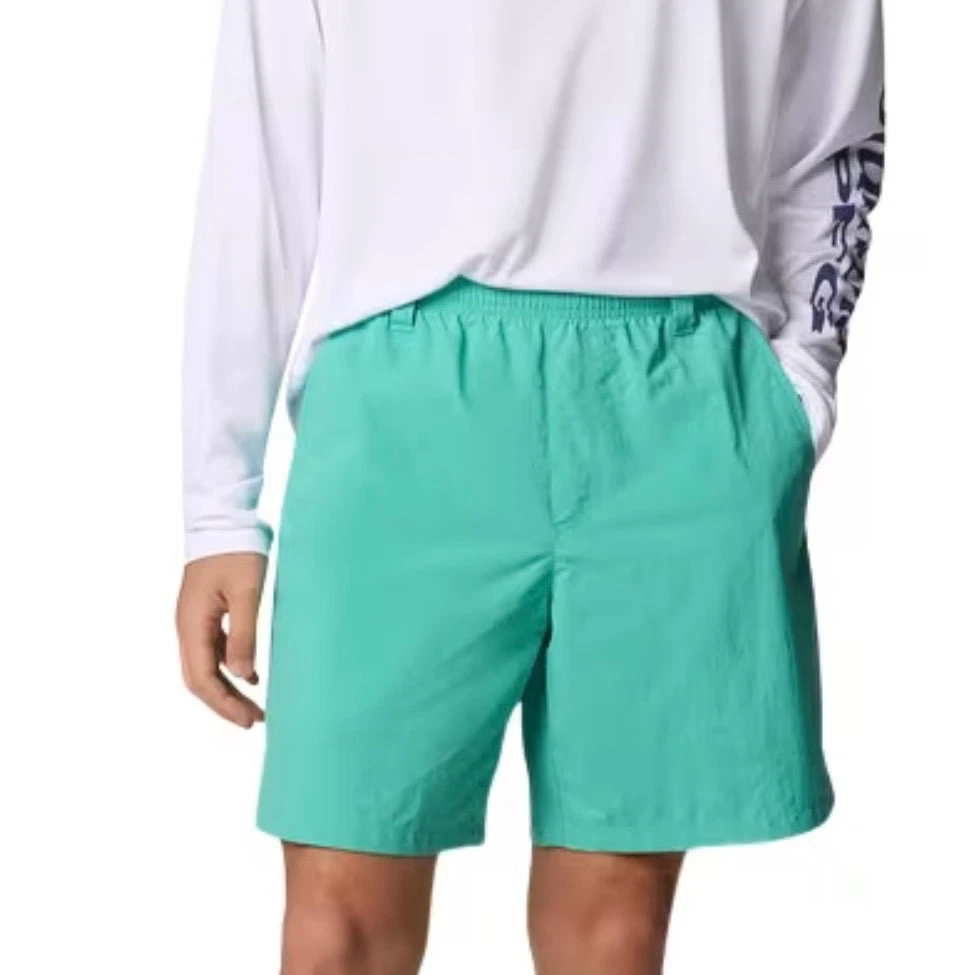 Columbia PFG Backcast IV Water Shorts Green Size 2XL Omni Shade Outdoor Fishing