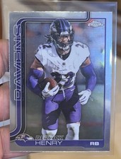 Derrick Henry 2025 Topps Chrome Football BASE RAVENS #25