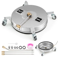 16.5" Pressure Washer Surface Cleaner Stainless Steel Surface Cleaner Attachment