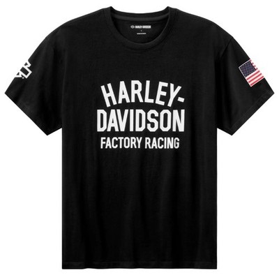 HARLEY-DAVIDSON T-Shirt Factory Racing für Herren black
