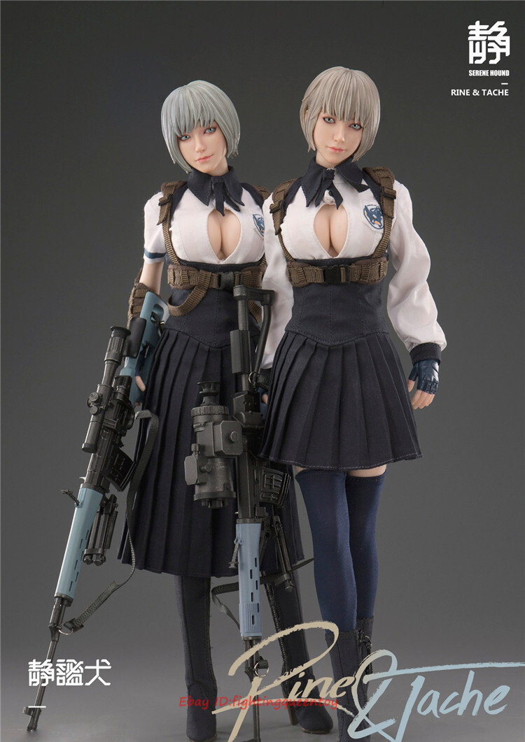 新品 i8toys RINE SERENE HOUND 1/6 リン タチ i8TOYS TACHE & RINE Serene Hound Troop 1/6 Figure 2 Figures Set