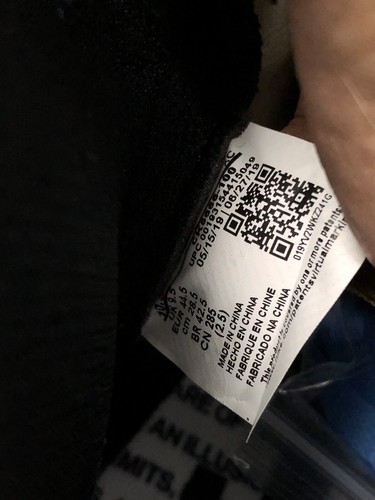 Nike Air Jordan 1 One Fearless UNC Chicago taglia 10,5 retrò alte CK5666100 nuove DS - Foto 7 di 12