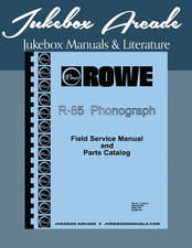 NEW! AMI / Rowe R-85 Jukebox Service Manual, Parts Lists & Troubleshooting Guide