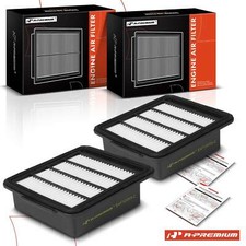 A-Premium 2Pcs Rigid Panel Engine Air Filter for Nissan GT-R V6 3.8L 16546-JF00A