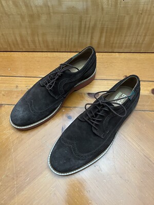 Mens GH Bass Brown Suede Vintage Buck Shoes Size 9 GH BASS - 9 US MENS SUEDE BUCK- WINGTIP BROWN | eBay main image 2