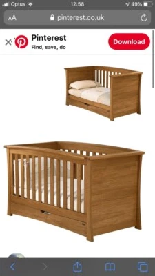 cotbed mattress mamas and papas