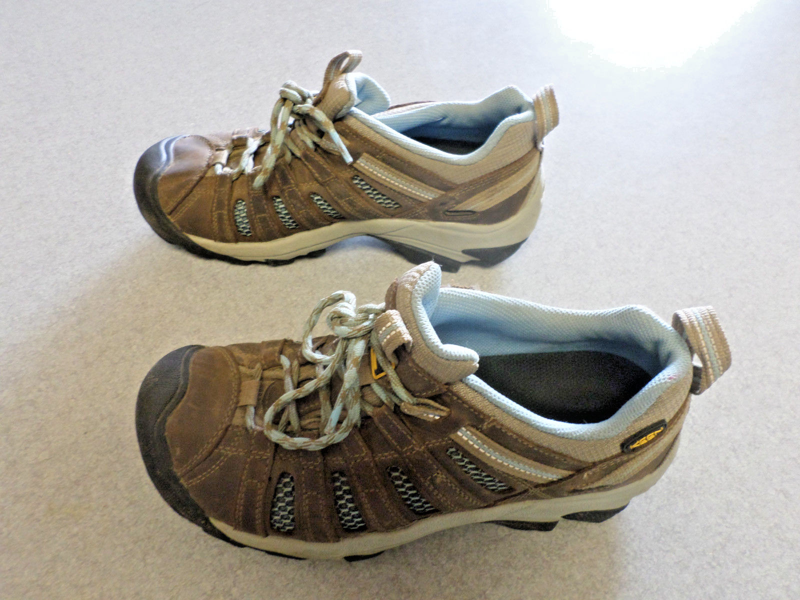 KEEN Scarpe da trekking in pelle marrone da donna 7 5 (38 euro)