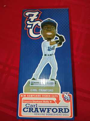 CARL CRAWFORD NH FISHER CATS SGA BOBBLEHEAD 2011 BULLS MINOR LEAGUE  - BRAND NEW