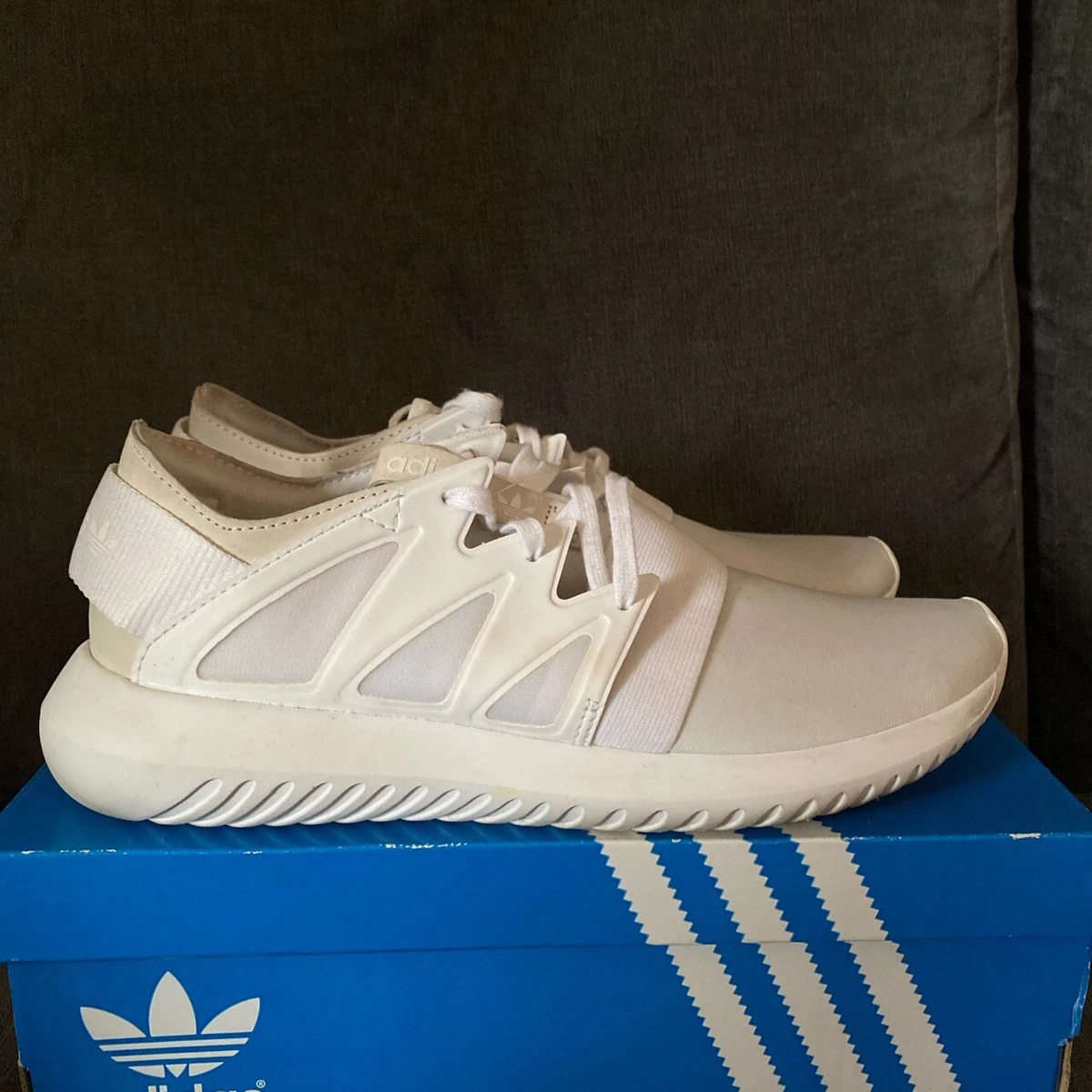 Adidas tubular top viral core white