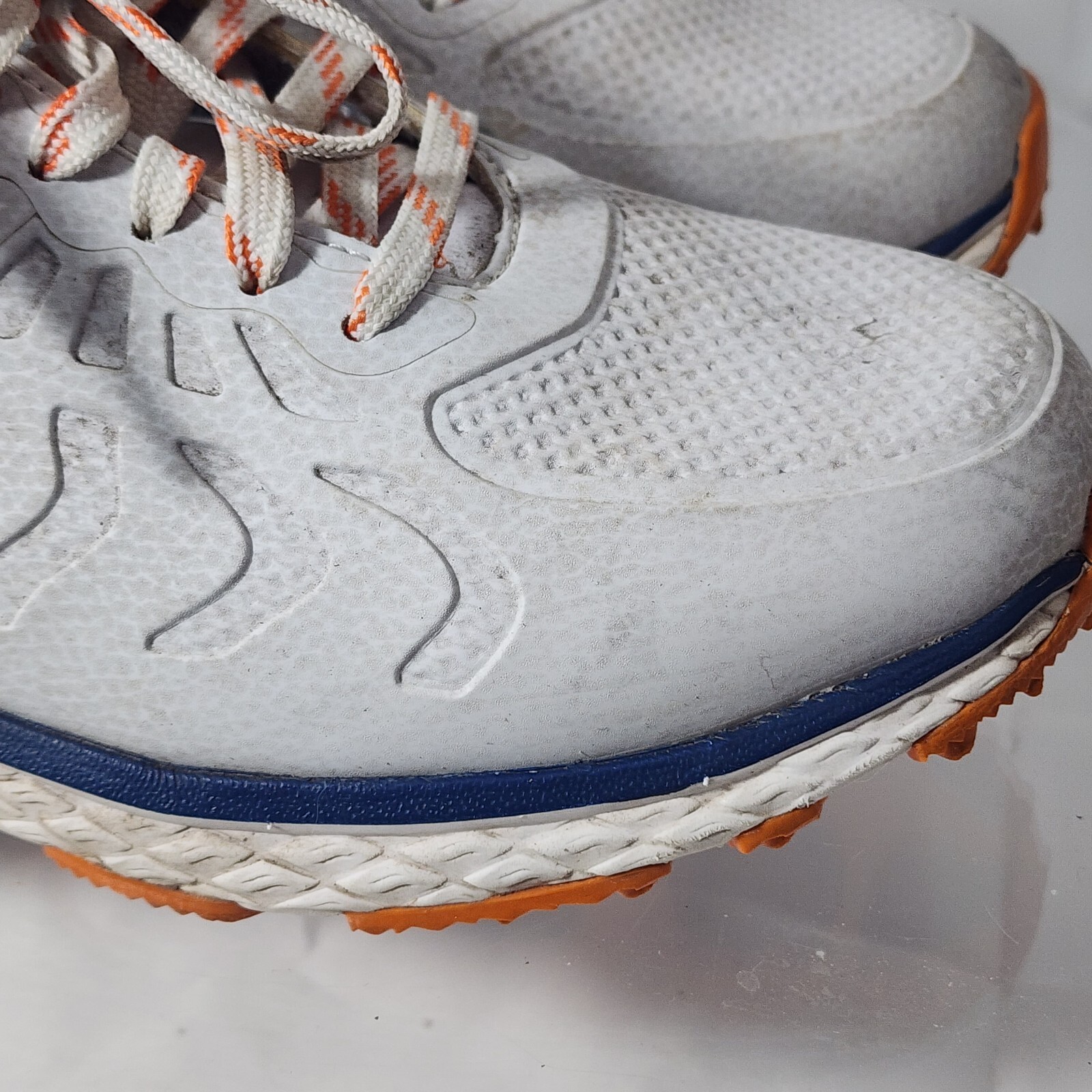 Etonic Golf Difference Spikeless Shoes Men 9.5 2E White/Blue/Orange