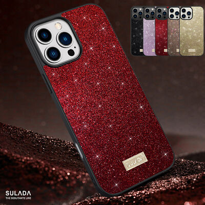 Glitter Sparkly Bling Luxury Girl Women Shockproof Case for iPhone 16 Pro Max 16