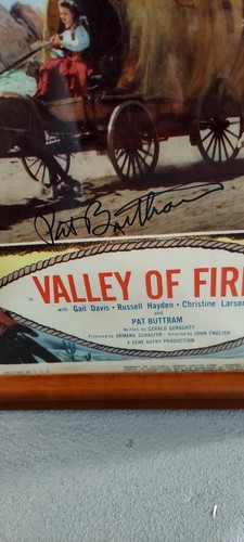 SET OF 4 1950,s Gene Autry Lobby Cards framed One With Pat Buttram Signature - Picture 6 of 11