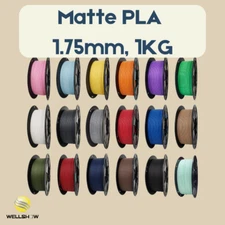 Matte PLA Filament 1.75mm 3d Printer Filament, Wood Brown, Army Green, Black PLA
