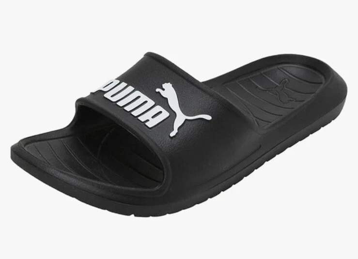 Sandali Puma Divecat V2 neri slip on sliders in nero UK 3 ragazze donna junior