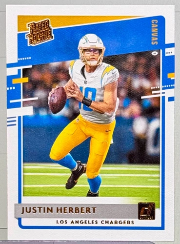 2020 Donruss | Justin Herbert (Rated Rookie) Canvas #303 | Chargers | Mint! 🔥