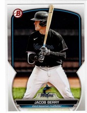 Jacob Berry Miami Marlins 2023 Bowman Draft
