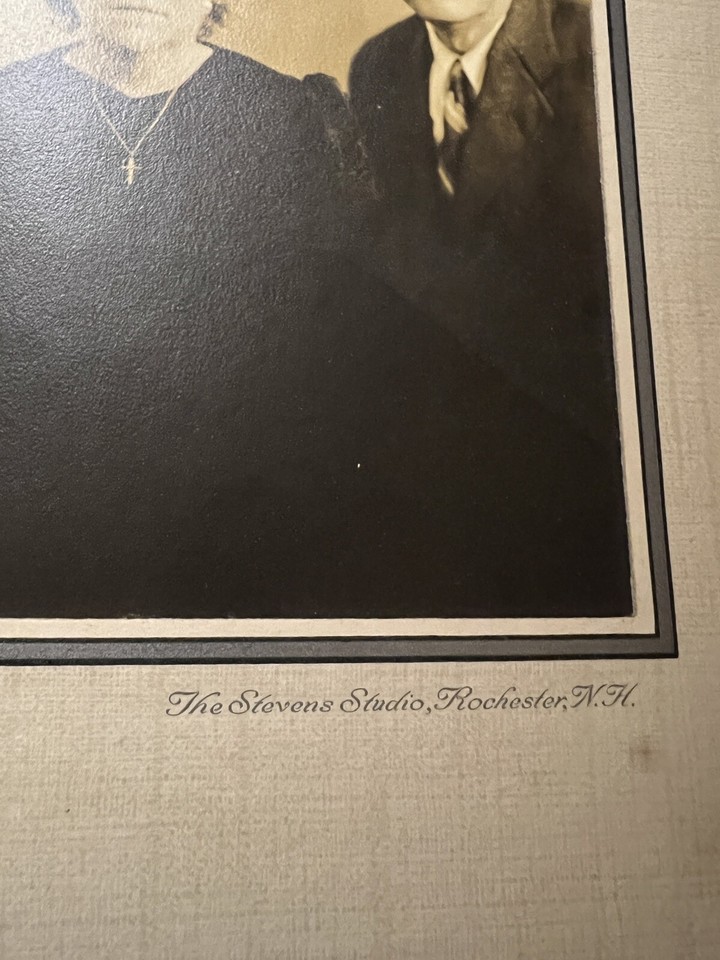 Photograph Portrait Vintage Family Photo Card Stevens Rochester