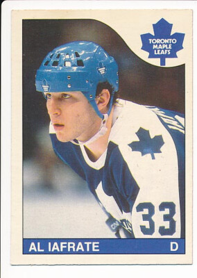 1985-86 O-Pee-Chee #210 AL IAFRATE - RC Rookie Card - Toronto Maple Leafs
