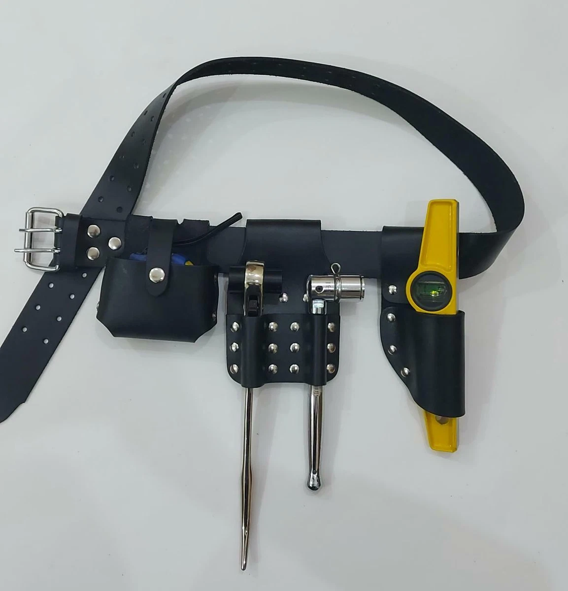Scaffolding leather Tool belt 4 Pcs Tools Set Ratchet Spanner