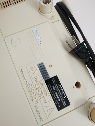Sony Kitchen Clock Undercabinet AM FM Radio CD Player With Mega Bass TAN RETRO - Picture 8 of 12