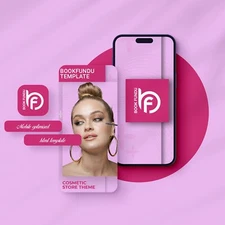 Stylish eBay Template for Beauty Seller | Cosmetic Store Branding | Mobile Ready