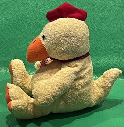 Fancy Zoo Bean Bag Plush Chicken Hen Rooster Yellow - Picture 2 of 7