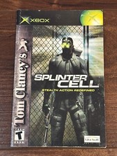 Tom Clancy's Splinter Cell Original XBOX Instruction Manual Only