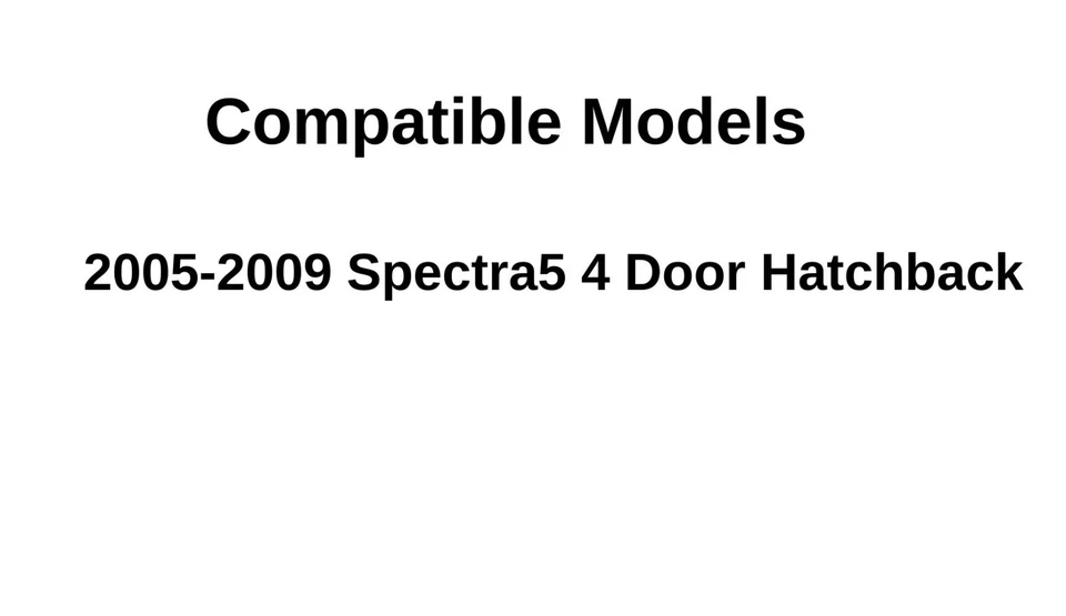 Fits 2005-2009 Kia Spectra5 4 Door Hatchback Rear Window Back Glass Heated   - Image 4 of 4