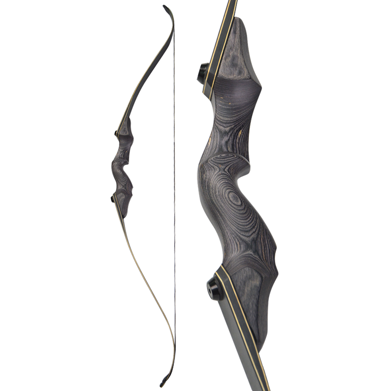 Arc Recourbé 60" 25-60lbs Démontable + Flèches Carbone - Surwolf - Chasse & Cible