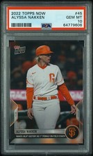💎🧨 2022 MLB TOPPS NOW Card #45 ALYSSA NAKKEN FIRST FEMALE COACH ON FIELD 🦋🐡