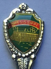 Vintage Souvenir Spoon US Collectible Mississippi