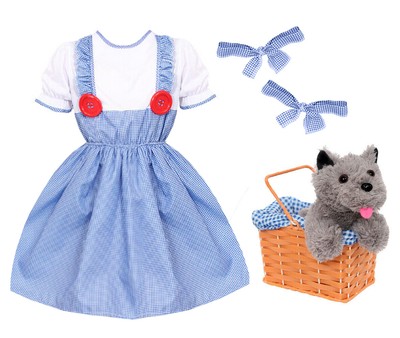 KANSAS MÄDCHEN KOSTÜM DOROTHY ERWACHSENE KINDER WELTTAG DES BUCHES FIGUR KOSTÜM