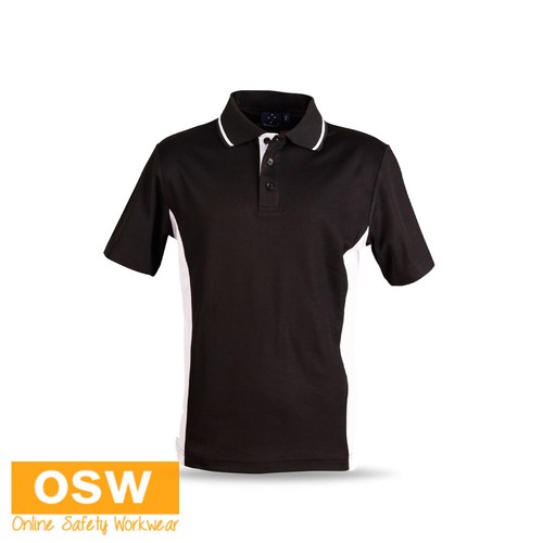 Kids TEAMMATE True Dry Contrast colour on sides Shorts Sleeves POLO PS73K - Foto 8 di 31