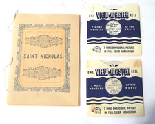View-Master The Night Before Christmas 3 reels Vintage Reprint 1849 Booklet More