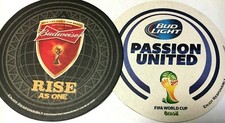 Budweiser Coasters 125 New - 2 sides