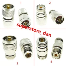N Type Male Female to UHF Male Female SO239 PL259 RF Coax Adapter Connector
