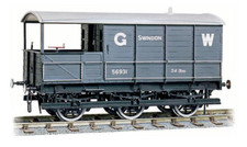 PS603 PECO O Gauge GWR 24ton Six Wheel Brake Van W-603 (KIT)